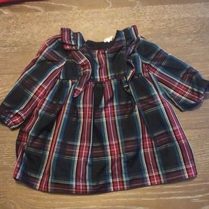 Baby gap 6/12 month plaid dress